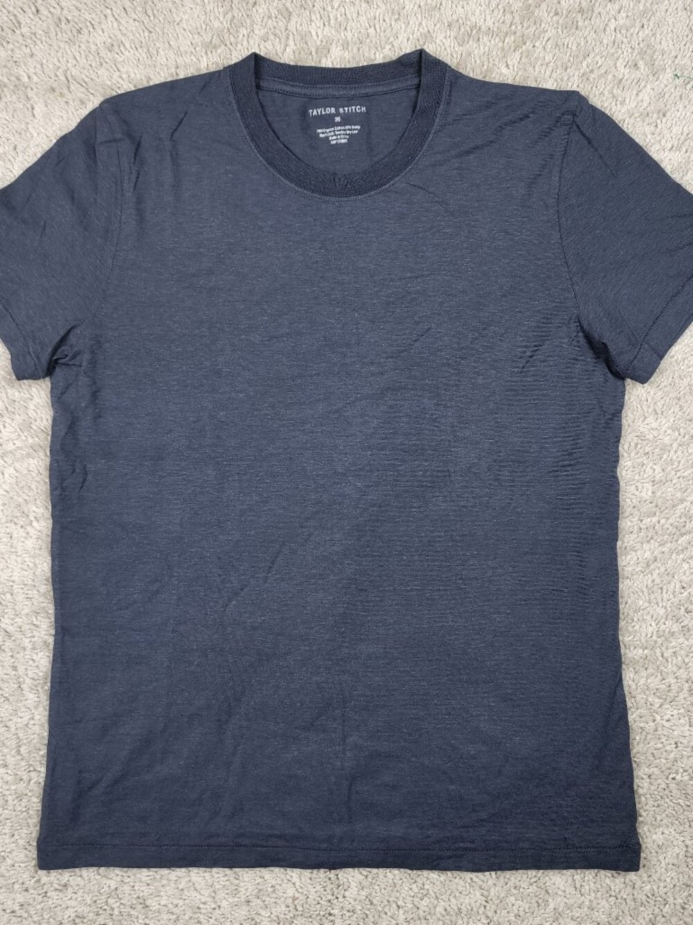 Taylor Stitch Organic Cotton Hemp Shirt Size 36 XS New Without Tags NWOT blue 05